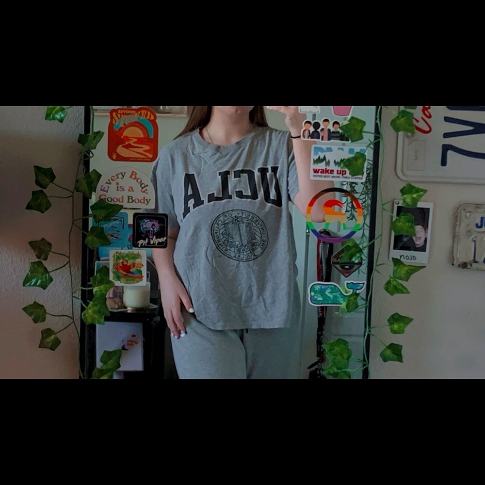 H&M UCLA oversized graphic tee
